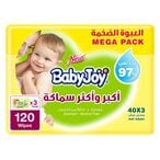 Buy Babyjoy mega pack wet wipes thicker  larger scented 40 x 3 in Saudi Arabia