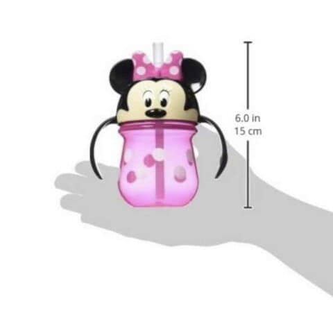 The First Years Disney Minnie Mouse Straw Trainer Sippy Cup Pink