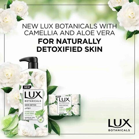 Lux Botanicals Body Wash Skin Detox With Nourishing Camellia And Aloe Vera For Soft Natural And Fragrant Skin 700ml