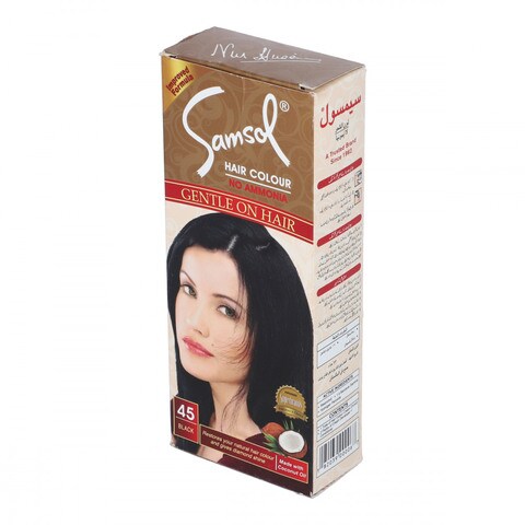 Samsol Hair Color 45 Black 23 ml