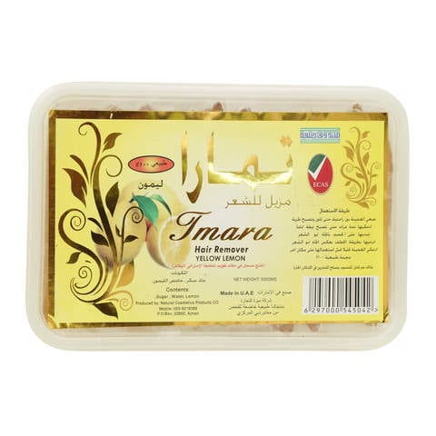 Tmara Hair Remover Yellow Lemon 500g