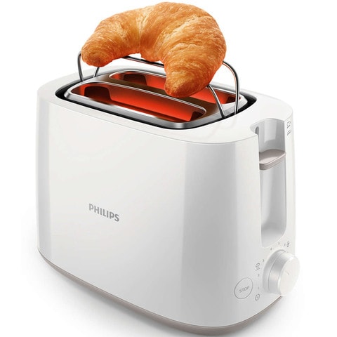 Philips Plastic Toaster 900W HD2581 White