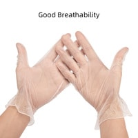 Generic-Powder Free Nitrile Gloves Large Disposable Gloves for Hand Care Protection House Cleaning Tattoo Body Piercing Industry Use 35 Pairs