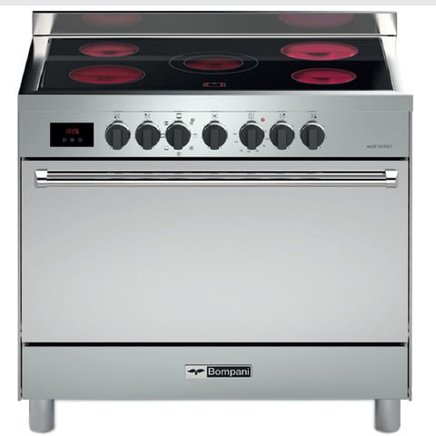 Bompani 90X60 Cm Electric Cooker BO683DX/E (Plus Extra Supplier&#39;s Delivery Charge Outside Doha)