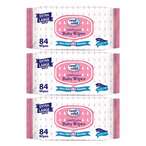 اشتري Cool And Cool Extra Large Baby Wipes 84 Wipes x3 في الامارات