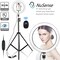 NuSense 10 Inch Selfie Ring Light with 210CM Tripod &amp; Cell Phone Holder &amp; Bluetooth Remote Shutter for Live Stream, YouTube Video, Makeup, with 3 Light Modes
