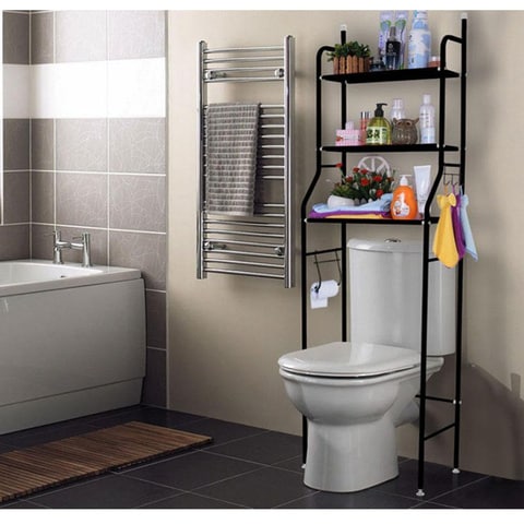 3 Tier Over The Rack Stainless Steel Toilet Cabinet Shelving