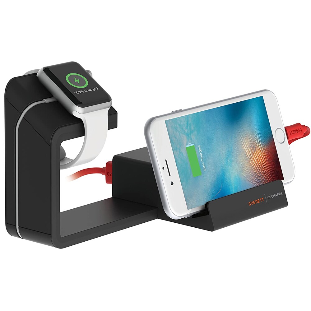 Buy Cygnett Oncharge Duo Charging Stand Station For Apple Watch And Smartphones Iphone 11 11pro Pro Max Xs Xsmax Xr 6 7 X Se 8 8 Plus And More Apple Watch Series 5 4 3 2 1