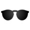 Ocean Glasses - Berlin- Space Flat Smoke Lens With Metal Matte Black Temple
