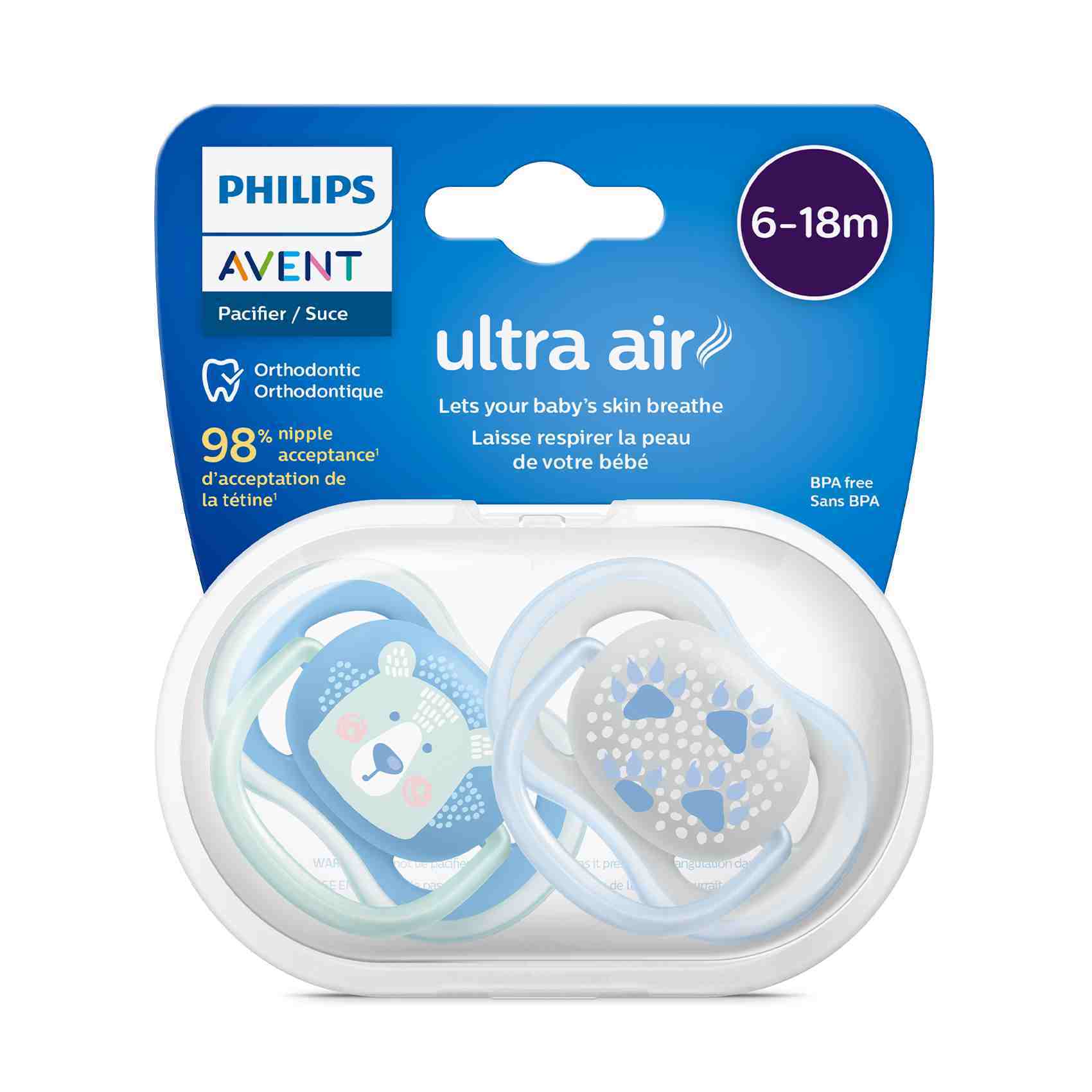 Buy Philips Avent Pacifier Ultra Air PA236 6-18 Months Online