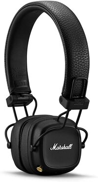 Marshall Major IV Headphones With Mic Bluetooth Wireless Over-Ear 80H Battery Backup Black