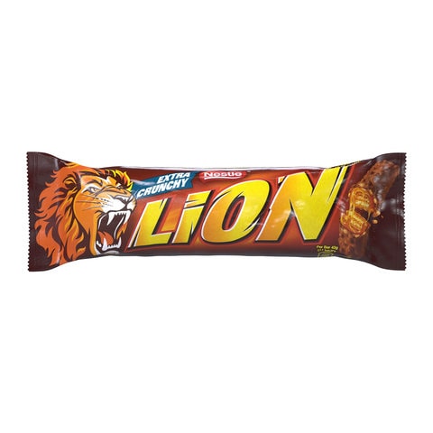 Buy Nestle Chocolate Bar Lion Extra Crunchy 30g in Saudi Arabia