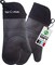 Frux Home And Yard Silicone Oven Mitts Heat Resistant To 500 Degrees - 2 Extra Long Silicone Oven Mitt Pot Holders - (Black) - Frux Sili Mitts