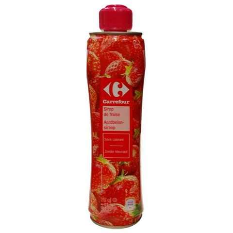 Carrefour Syrup Strawberry Flavor 750 Ml