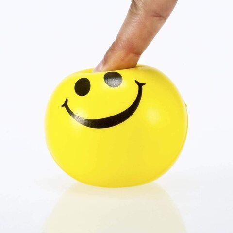 Smiley Face Sponge Ball Party Toys For kids Set of 3 ball