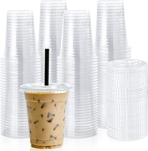 Clear plastic disposable clearance cups