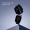Zepp E Square Smart Watch Health And Fitness Tracker With Heart Rate, SpO2 And Rem Sleep Monitoring, Stainless Steel Body, Leather Band, Deep Sea Blue