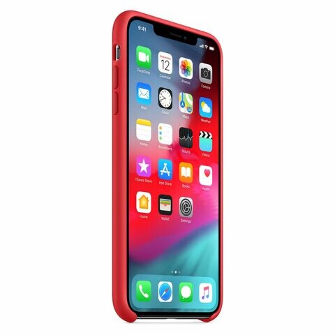 Apple Silicone Case Cover For iPhone XS Max Red