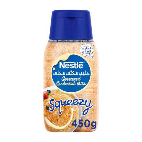 Buy Nestle Sweetened Condensed Milk Squeezy Bottle 450g in Saudi Arabia