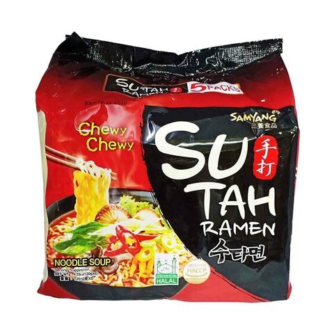 Samyang Sutah Hot Chicken Noodles Soup Ramen 120g Pack of 5