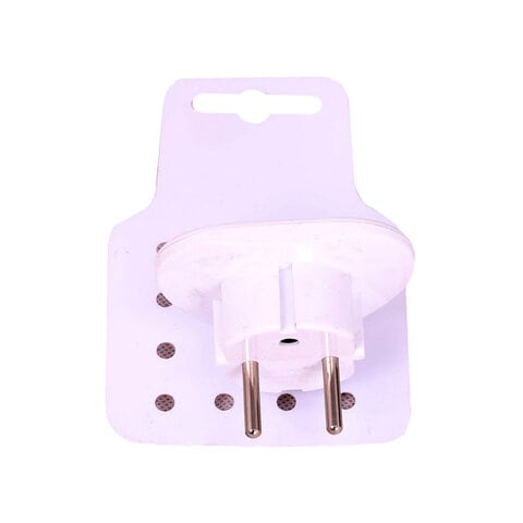 Best Plug Adapter Type F to Type G - White