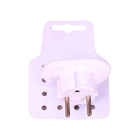 Best Plug Adapter Type F to Type G - White Online | Carrefour Egypt