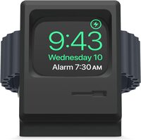 Elago W3 Stand Designed For Apple Watch Charger Stand Compatible With Apple Watch Ultra 49mm, Series 8/7 (45mm), Series 6/SE/5/4 (44mm) - Black