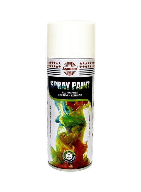 Asmaco - All-Purpose Spray Paint White 400ml