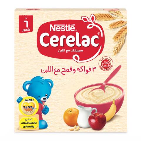 Cerelac 3 Fruits With Milk - 125 gram