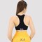 Kidwala Women&#39;s Sports Bra, Activewear Round neck Racerback Top Workout Gym Yoga Outfit for Women (Large, Black)