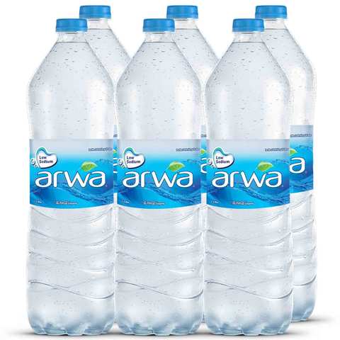 Arwa Water 1.5 Liter 6 Pieces