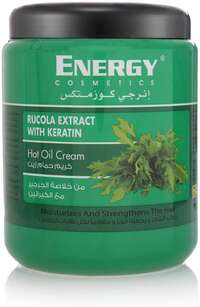 Energy Cosmetics Keratin Hot Oil Hair Cream, Rucola - 1000 ml