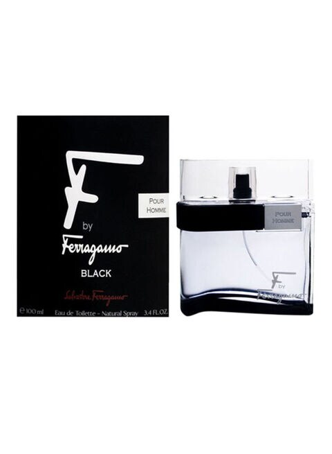 Salvatore Ferragamo F Pour Homme Black Eau De Toilette For Men - 100ml