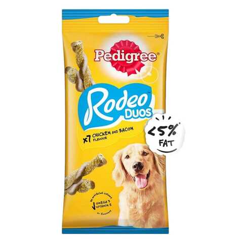 Pedigree Rodeo Duos Chicken Flavour Sticks Dog Food 123g