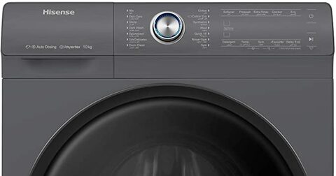Hisense Front Loading Washing Machine, Free Standing, 10Kg, 1400 Rpm, Wfer1014Vat (Installation not Included)