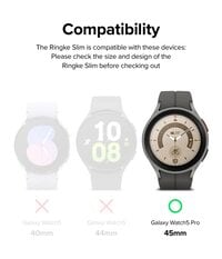 Ringke - Samsung Galaxy Watch 5 Pro 45mm Case - Slim Series - Dark Chrome