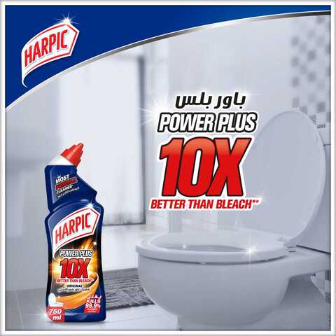 Harpic Power Plus MAX 10 Actions Original Powerful Toilet Cleaner 750ml