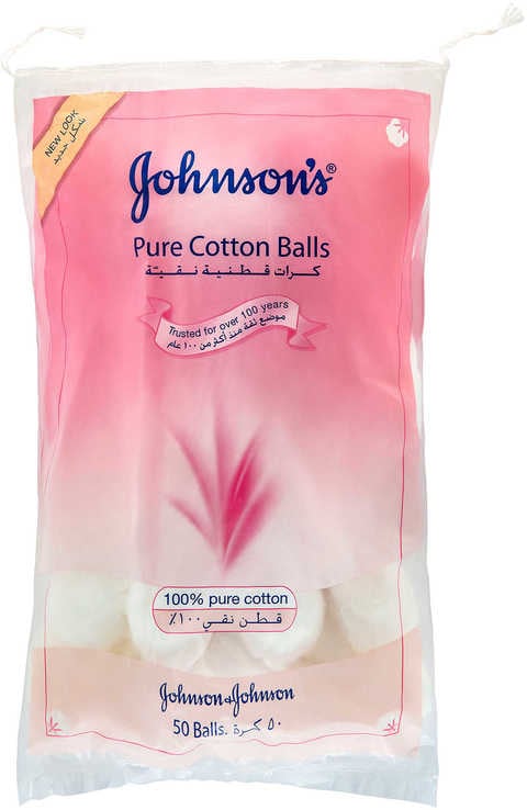 Johnson&#39;s Pure Cotton 50 Balls