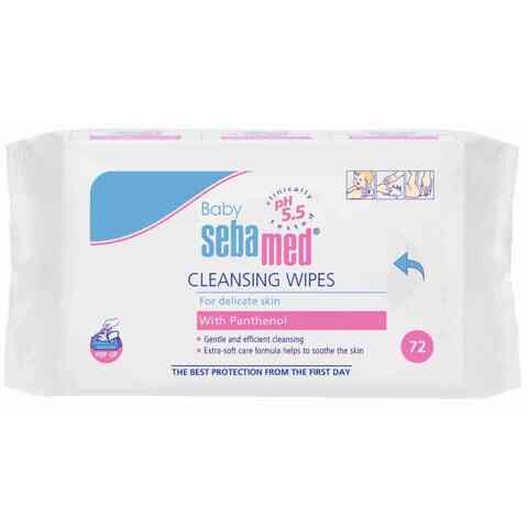 Sebamed Baby Cleansing 72 Wipes