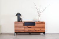 Pan Emirates Home Furnishings Home Lupo Sideboard With 2 Door 3 Drawer Melamine - Brown