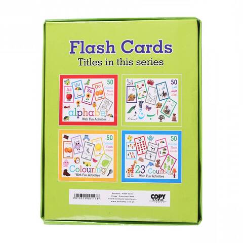 Copy Line Kids Learning Flash Cards