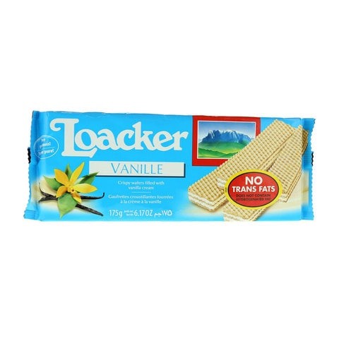 Buy Loacker Vanille Crispy Wafers 175g in Saudi Arabia