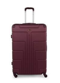Senator Hardside Large Check-in Size 82 Centimeter (32 Inch) 4 Wheel Spinner Luggage Trolley in Burgundy Color A1012-32_BGN