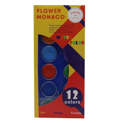 Flower Manaco 2147/5 Water Colours 21 Pieces