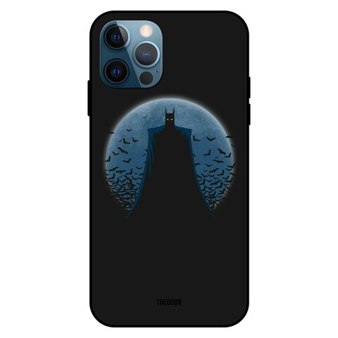 Theodor Apple iPhone 12 Pro 6.1 Inch Case Batman In Dark Flexible Silicone Cover