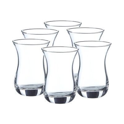 Generic Ice Cream Glass Ware Set {Transparent Glass Cup 6pcs}