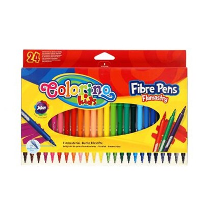 Coloring Kids Fibre Pens 24 Colors