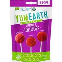 Yum Earth Organic Vitamin C Lollipops 85g