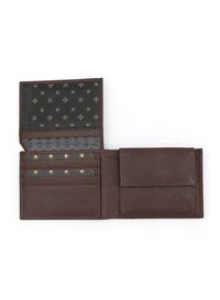 Genuine Leather Wallet for Men by R Roncato - Sleek and Stylish: Length 11 cm, Width 8 cm, Height 1.5 cm