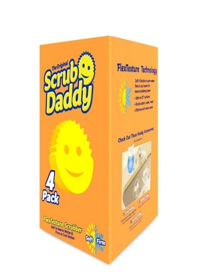 Scrub Daddy, Scrub Mommy, 4 Pack, Assorted Color